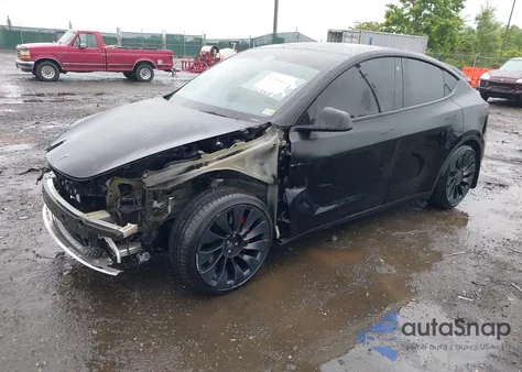 2022 Tesla Model Y Performance Dual Motor All-Wheel Drive из США, поврежденный, VIN 7SAYGDEF7NF457757